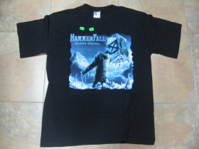 Hammerfall pánske tričko čierne 100%bavlna  